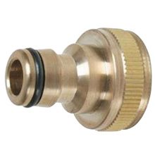 Picture of Male Brass Garden quick connector to ¾" BSPF tap connector - Hozelock compatible