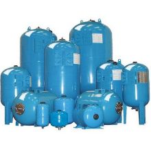 Picture of Zilmet UltraPro 100 litre horizontal Pressure Vessel with 1" SS flange. 10 Bar