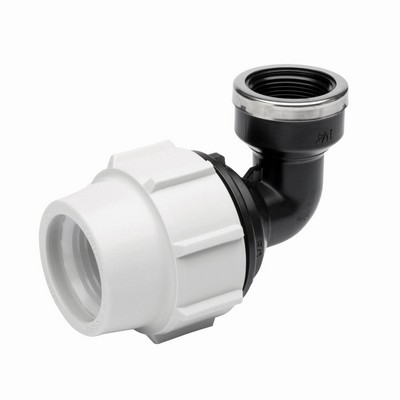 Picture of 32mm x 1¼" Plasson 7150 Elbow with threaded female offtake 90°