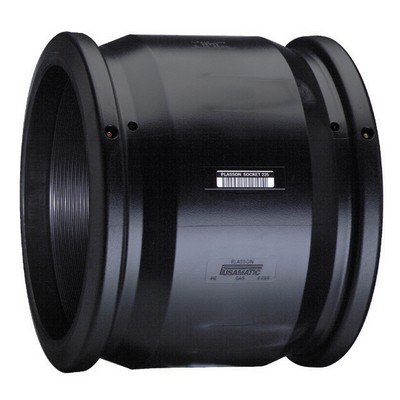 Picture of 140mm Plasson EF Straight Coupler - PE100 black
