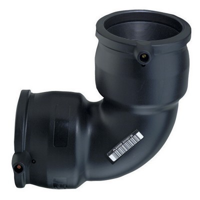 Picture of 110mm Plasson EF 90° Elbow - PE100 black