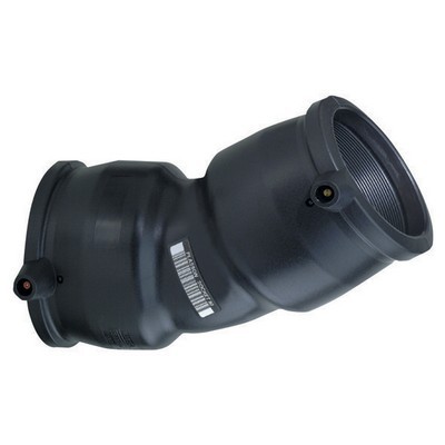 Picture of 180mm Plasson EF 22½° Elbow - PE100 black