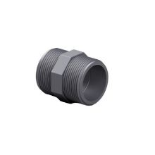Picture of 1" PVC hexagon nipple threaded/threaded