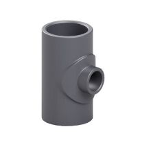 Picture of 50mm - 25mm PVC Reducing Tee plain/plain/plain