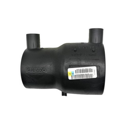 Picture of 32mm x 20mm Radius EF reducing coupler - PE100 black 4mm x 40volt
