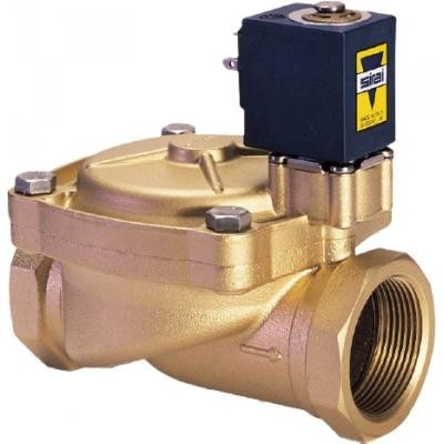 Picture of 2" BSP SIRAI L182 WRAS Approved NC brass solenoid valve - 24VAC EDPM seal