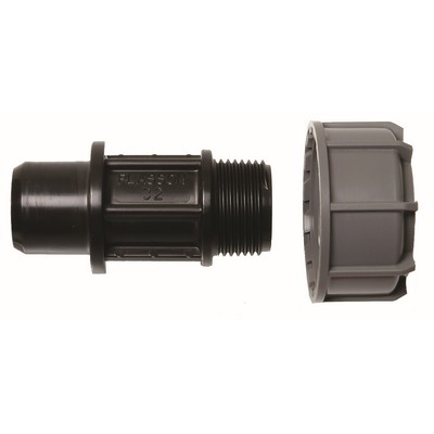Picture of 32mm x 1" Plasson Agrifit Threaded Adaptor Nut Set BSP Offtake - LAST OF STOCK