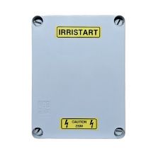 Picture of LWS IRRISTART 230v pump control panel with 24 volt AC relay. 6 - 9 amps overload