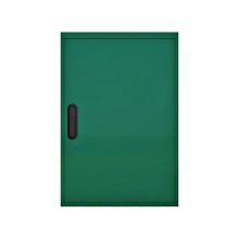 Picture of Green GRP Enclosure c/w single door/backboard/lock. 800x530x245mm (HxWxD)