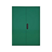 Picture of Green GRP Enclosure c/w double door/backboard/lock. 1154x800x320mm (HxWxD)
