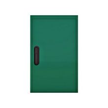Picture of Green GRP Enclosure c/w single door/backboard/lock. 670x400x320mm (HxWxD)