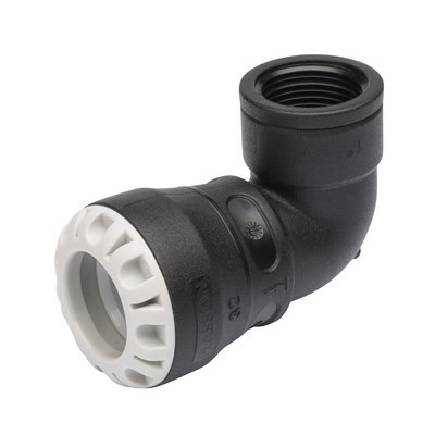 Picture of 20mm x ¾" Plasson Pushfit 1015 Elbow with threaded female offtake 90°