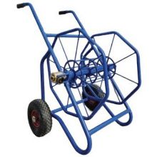 Picture of Hose trolley, very heavy duty. Coated steel with pneumatic tyres. 80x¾"