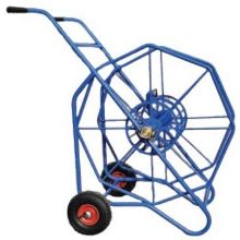 Picture of Hose trolley, very heavy duty. Coated steel with pneumatic tyres. 80x1" or 120x¾