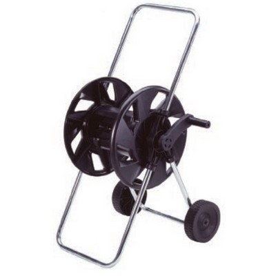 Picture of Hose Trolley galv steel tube with plastic drum 60m x ½" - Black