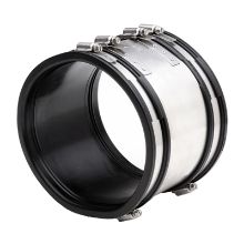 Picture of 100mm - 115mm Flexible Rubber Drainage/Sewer Pipe Standard Coupling. L=120mm