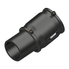 Picture of 200mm Plasson EF Adjustable Elbow one-sided - 0° to 12° - PE100 black