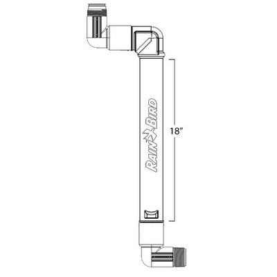Picture of Rain Bird Swing Joint 1" BSP x 1" ACME x 18" length
