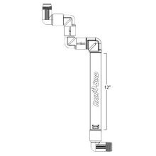 Picture of Rain Bird Swing Joint 1½" BSP x 1½" ACME x 12" length triple top elbow