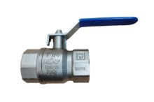 Picture of 1¼'' BSPP full flow brass ball valve. PTFE seat & Viton seal. PN25. WRAS