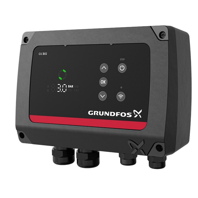 Picture of Grundfos CU302 Control Box c/w 0-6 bar Transducer & 2m Cable