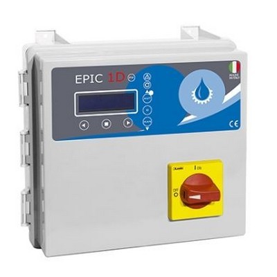 Picture of EPIC 1 Single Phase 230/1/50Hz Single pump panel. 0.37-2.2kw 2-16 amps 24 VAC.