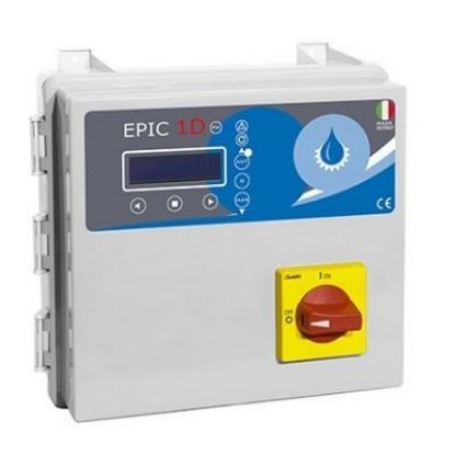 Picture of EPIC 1 Single Phase 230/1/50Hz Single pump panel. 0.37-2.2kw 2-16 amps 24 VAC.