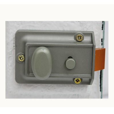Picture of Green GRP Kiosk c/w double door/backboard/lock. 1585x2020x800mm (HxWxD)